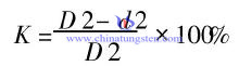 Extrusion compression ratio formula